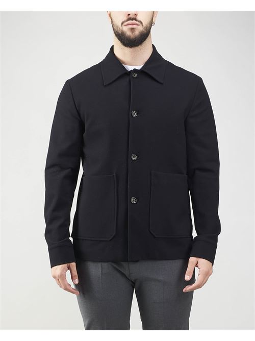 Shirt Jacket in wool jersey Paolo Pecora PAOLO PECORA | Jacket | L02147009000